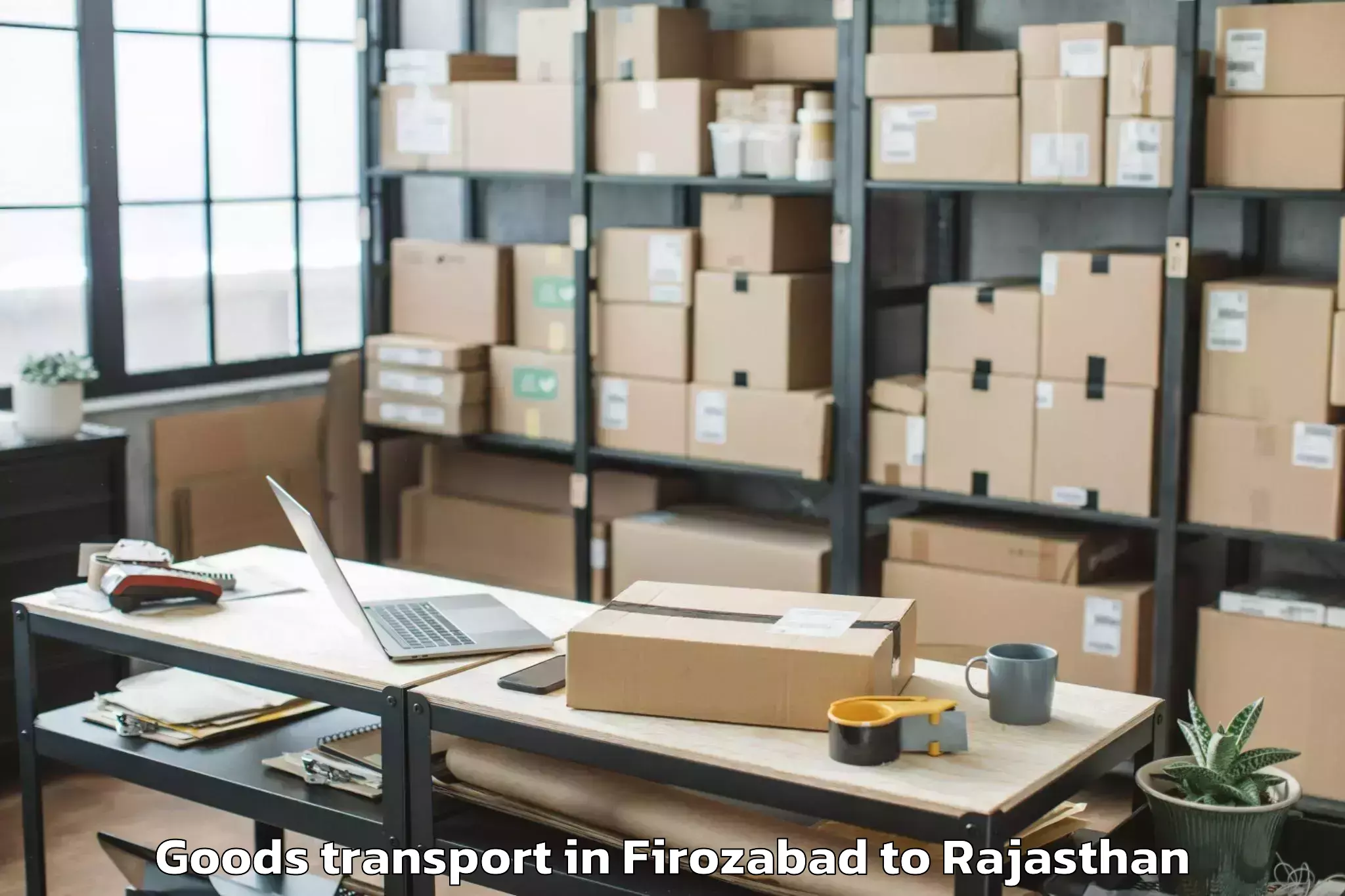 Affordable Firozabad to Parbatsar Goods Transport